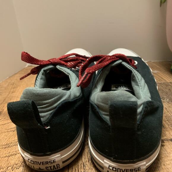 CONVERSE ALL STAR CHUCK TAYLOR Low Top BLACK Canvas WHITE Rubber Size 11 - Picture 11 of 13